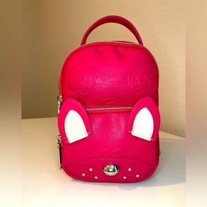 🎒Betsey Johnson🎒 Pink Puppy Mini Backpack
